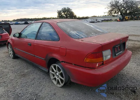 1998 Honda Civic Dx z USA, uszkodzony, nr VIN 1HGEJ6129TL081574